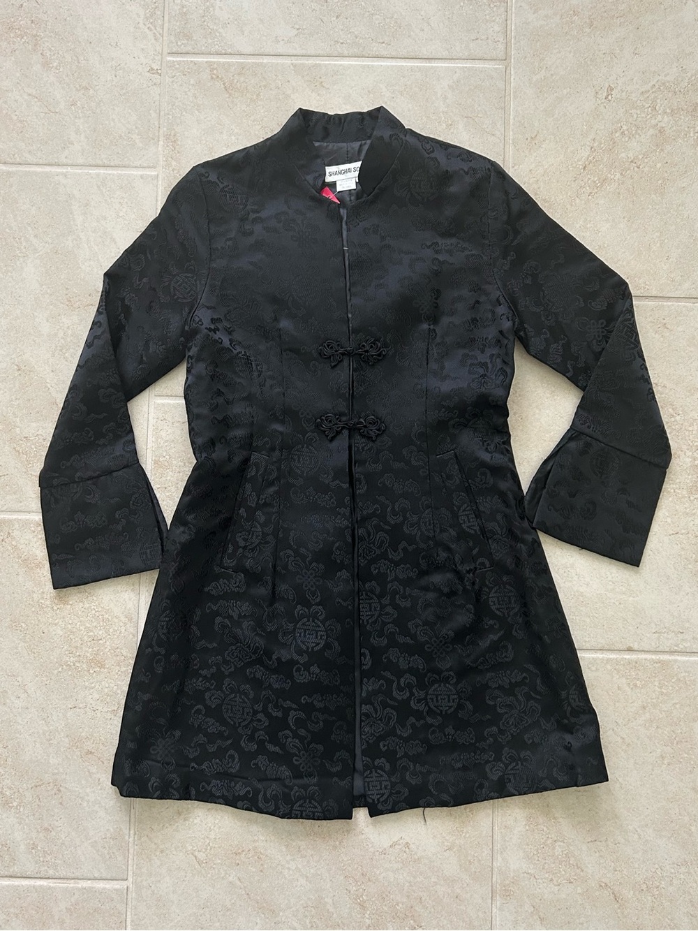 Shanghai Soho Jacquard Mandarin Collar Tang Jacket